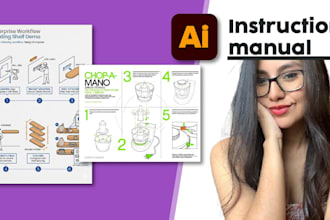 design your instruction manual, booklet, and user guide
