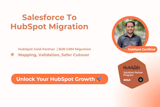 do salesforce to hubspot migration with CRM mapping validation and setup