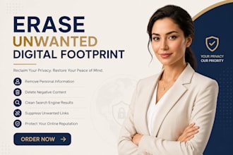 erase unwanted personal information digital footprint online reputation google