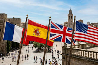 english and spanish into french translator