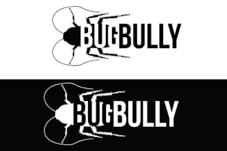 design hand drawn pest control logo within 24 hours