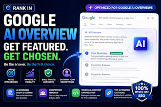 rank your business in google ai overview with ai SEO