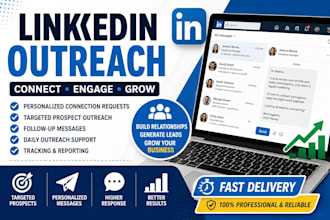 send linkedin outreach messages to targeted prospects