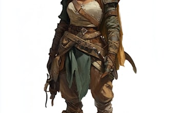 fantasy dnd character illustration