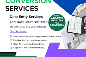 do file conversion services fast and accurate