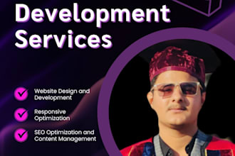 build custom website development, frontend and full stack development