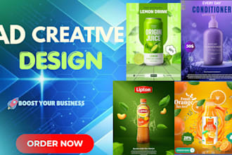 design high converting facebook ads, instagram ad creatives