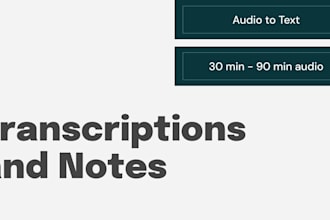 take notes of and transcribe lectures, videos, and meetings