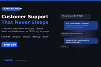 build an ai customer service chatbot for your website or instagram