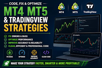 code tradingview and mql4 mql5 automated strategy