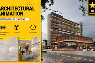 create cinematic architectural walkthrough animation