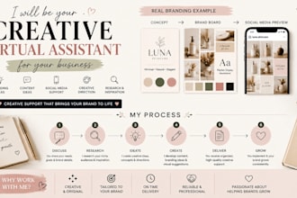 be your creative virtual assistant for branding and content