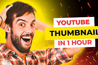 design awesome and amazing gaming youtube thumbnail