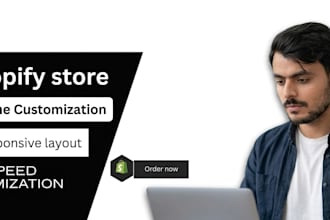 design a modern shopify dropshipping store