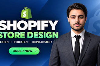 design a modern shopify dropshipping store