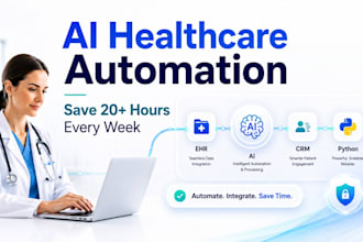 build ai healthcare workflow automation for clinics, ehr and CRM