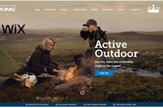 build  wix adventure website cabin website tourism website travel website