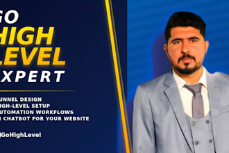 be your gohighlevel expert for ghl funnels, CRM, and automation