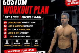 create fitness workout plans for weight loss strength and muscle gain