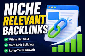 build niche relevant white hat backlinks for google ranking