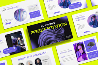 design or redesign powerpoint presentation, google slides, or pitch deck