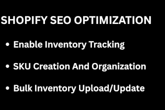 setup  shopify seo optimization