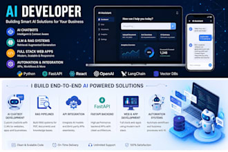 build ai apps chatbots and full stack web applications