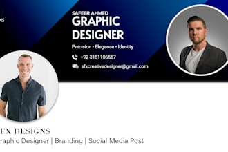 design professional linkedin banner and personal branding