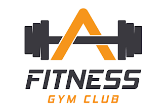 design gym, warrior, fitness , sports and business logo