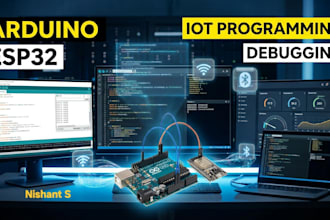 program arduino, esp32 andelectronics projects
