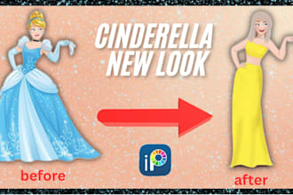 design viral art transformation thumbnails