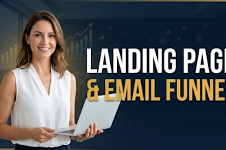 create a high converting landing page and email sequence