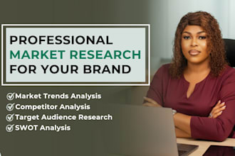 do market, competitors research and industry analysis