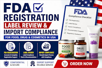 do fda registration, fda label review and USA import compliance