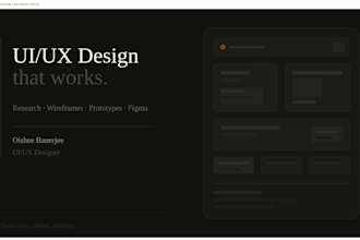 design UI UX screens and wireframes for your app