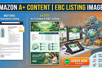 design amazon a plus content and ebc listing images