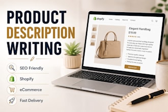 write professional product descriptions for your online store