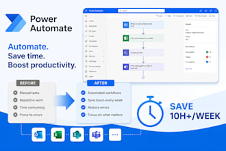 automate repetitive tasks using microsoft power automate