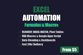 automate your excel and google sheets