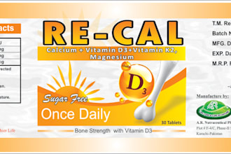 design professional medicine packaging and label
