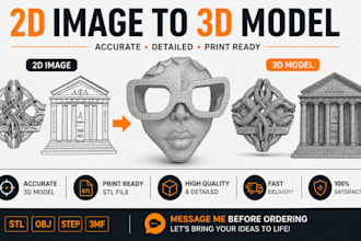 convert 2d image to 3d printable stl file for flawless 3d printing