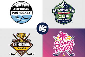 do hockey team jersey or sports club logo design