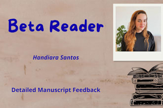 be your beta reader and constructive feedback