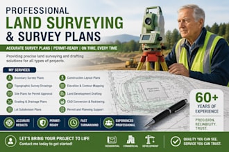 land survey draw survey plans site plan topography land surveyor grading permit
