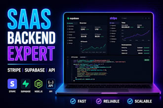 build saas backend, stripe integration and supabase API system