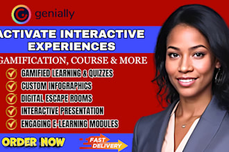 design engaging courses, presentations, and instructional content in genially