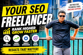 be your SEO and website optimization freelancer