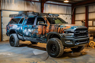 truck wrap, van wrap and vehicle wrap