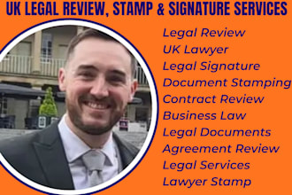 review, stamp and professionally sign your legal documents