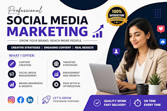 do professional social media marketing for brands